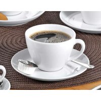 Esmeyer Kaffee-Tassen "Bistro", 6er Set, weiss