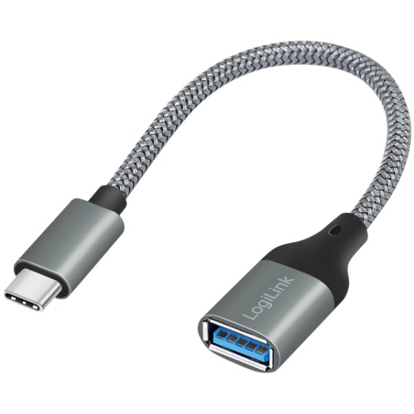 LogiLink Câble adaptateur USB 3.2, USB-C mâle USB-A femelle