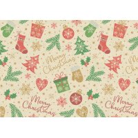 SUSY CARD Weihnachts-Geschenkpapier "Winterwald"