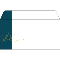 sigel Weihnachts-Umschlag Christmas in rose gold, DIN lang