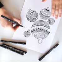 uni-ball Feutre technique uni pin, étui...