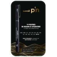 uni-ball Feutre technique uni pin, étui...