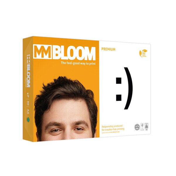 MM BLOOM Premium Papier Premium extra blanc A4 80g - 1 Palette (100000 Feuilles)