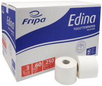 Fripa Toilettenpapier Edina, 3-lagig, hochweiss,...