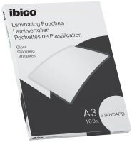 ibico Basics Laminierfolientasche, DIN A3, glänzend,...