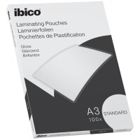 ibico Basics Laminierfolientasche, DIN A3, glänzend,...