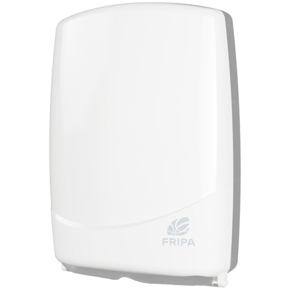 Fripa Falthandtuch-Spender, Kunststoff, weiss