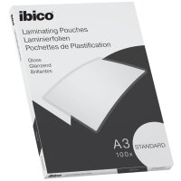 ibico Basics Laminierfolientasche, DIN A3, glänzend,...