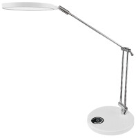 Hansa Lampe de bureau LED Spark, socle, blanc