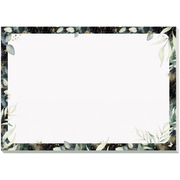 sigel Sous-main en papier Jolie Glamorous Leaves, A3