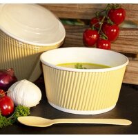 PAPSTAR Suppenbecher "pure" Ripple Wall, 998...