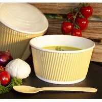 PAPSTAR Suppenbecher "pure" Ripple Wall, 520...