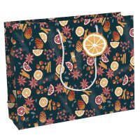 Clairefontaine Sac cadeau de Noël Agrumes, shopping