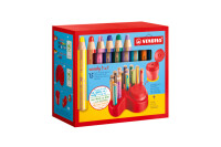 STABILO Crayon couleur Woody 3 in 1 8802-15-01 Set de...