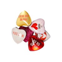 I AM CREATIVE Aimant Coeur Let`s Organize 4035.5 Verre, 0.9x3.3x3.2cm 6 pcs.