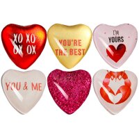 I AM CREATIVE Magnet Herz Lets Organize 4035.5 Glas,...