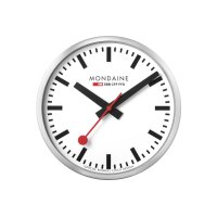 MONDAINE Horloge murale 400mm A995.16SBB blanc/noir