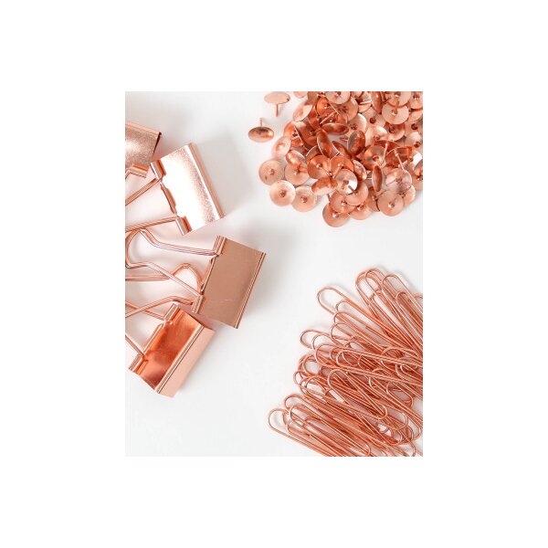 I AM CREATIVE Clip Set Let`s Organize 4035.25 rosegold 208-teilig