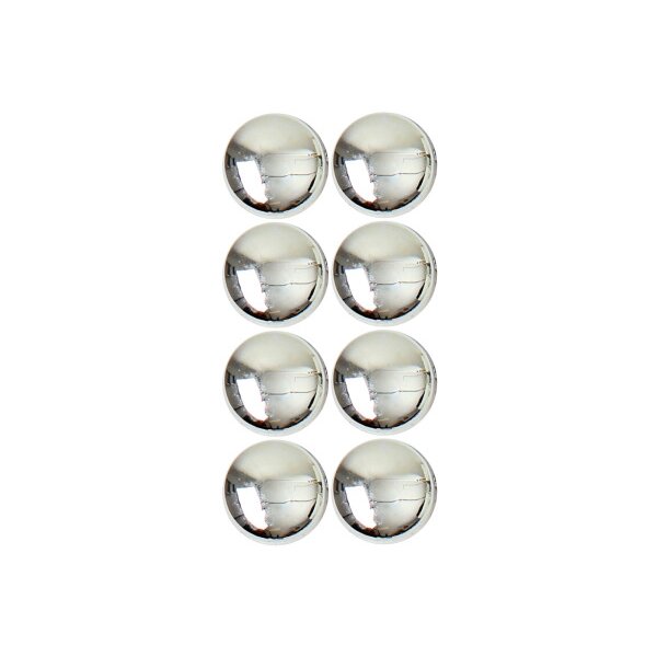 I AM CREATIVE Aimant décor. Let`s Organize 4035.38 argent, rond 8 pièces