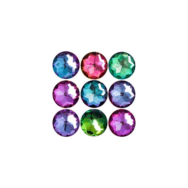 I AM CREATIVE Aimant Bijou Let`s Organize 4035.56 Verre acryl., color&eacute; 9 pcs.