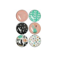 I AM CREATIVE Aimant Fresh Let`s Organize 4035.55 Verre, 3x1cm 6 pièces