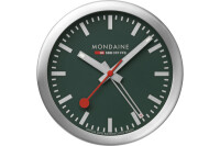 MONDAINE Wand Tischuhr 125mm A997.66SBV.1 grün, Weckfunktion