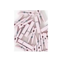 I AM CREATIVE Holzklammern Let`s Organize 4035.2 rosa,...