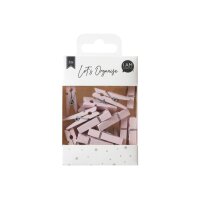 I AM CREATIVE Holzklammern Let`s Organize 4035.2 rosa,...
