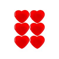 I AM CREATIVE Magnet Herz Let`s Organize 4035.49 rot,...