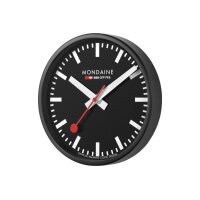 MONDAINE Horloge murale 250mm A990.64SBB noir/blanc