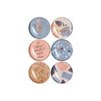 I AM CREATIVE Aimant Happy Let`s Organize 4035.54 Verre,...