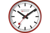 MONDAINE Horloge murale 250mm A990.11SBC rouge/blanc