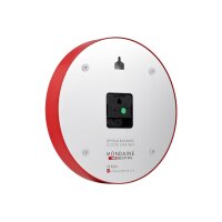 MONDAINE Horloge murale 250mm A990.11SBC rouge/blanc