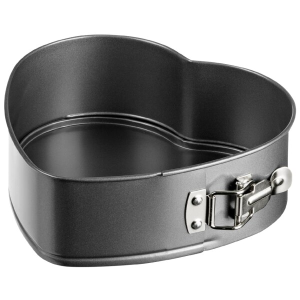 GastroMax Moule à manqué coeur, en acier carbone, gris