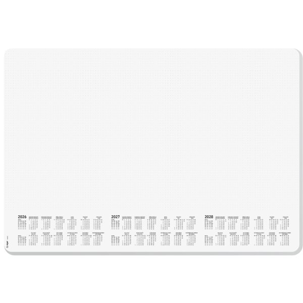 sigel Sous-main bloc papier Dotted, 595 x 410 mm