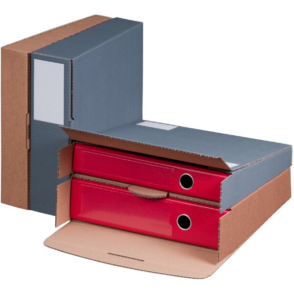 SMARTBOXPRO Carton dexpédition pour classeur, brun