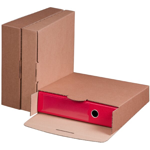 SMARTBOXPRO Carton dexpédition pour classeur, brun