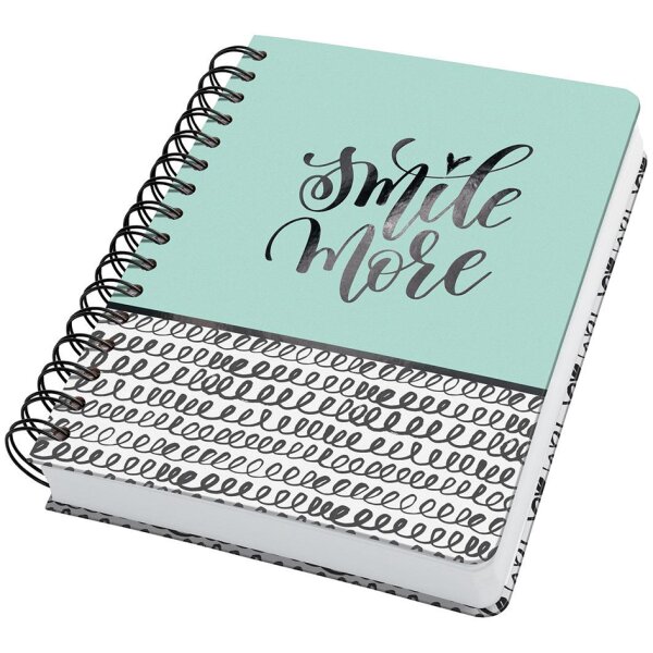 sigel Carnet à spirale Jolie Inspire Curly Mint, A5