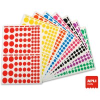 APLI kids Gommettes Rond, grand conditionnement