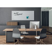 sigel Glas-Magnettafel Artverum Design White Wood