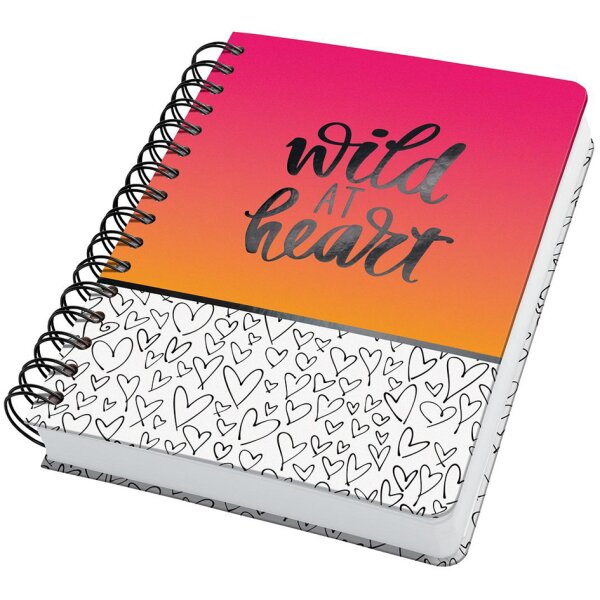 sigel Carnet à spirale Jolie Inspire Wild Hearts, A5