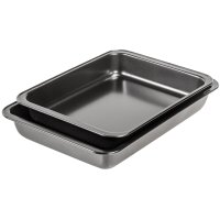 GastroMax Set de plats à four, en acier carbone, noir