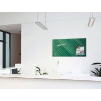 sigel Tableau magnétique en verre Artverum Design Palm Leaf