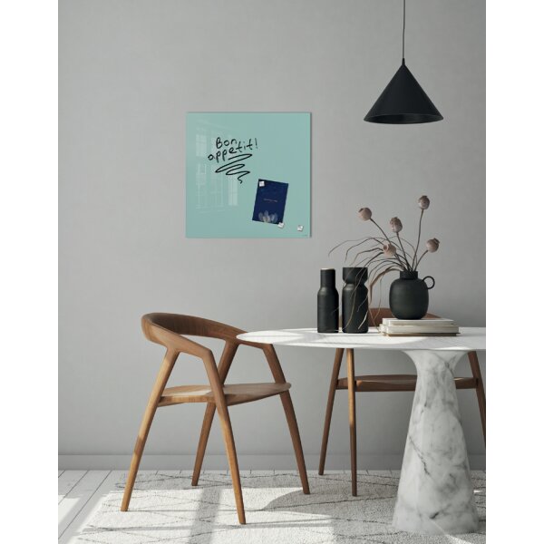 sigel Tableau magnétique en verre Artverum, aigue-marine