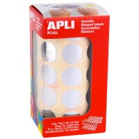APLI kids Sticker "Rund", auf Rolle, silber
