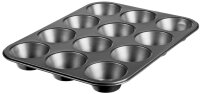 GastroMax Moule à muffins, en acier au carbone, 12...