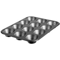GastroMax Moule à muffins, en acier au carbone, 12...