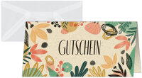 sigel Gutscheinkarte "Colorful plants", 240 g qm