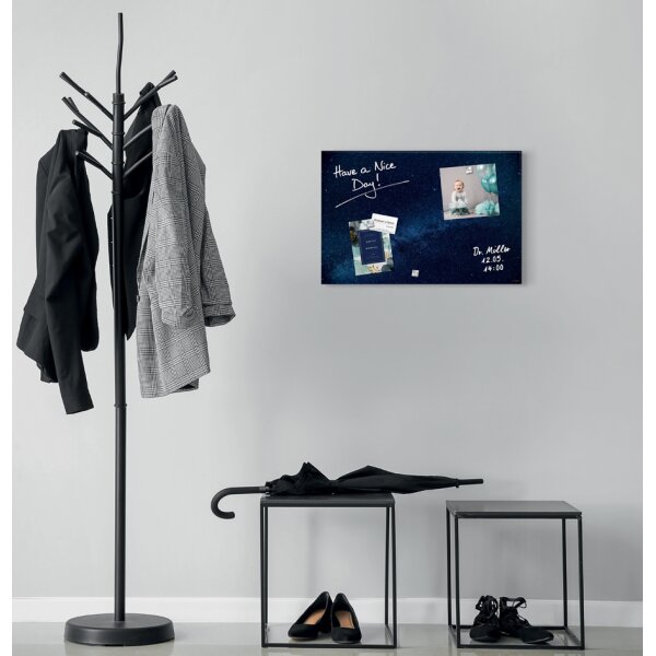 sigel Tableau magnétique en verre Artverum design Galaxy