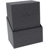 sigel Chemise pour menu MENU, A4, boîte de 10, anthracite